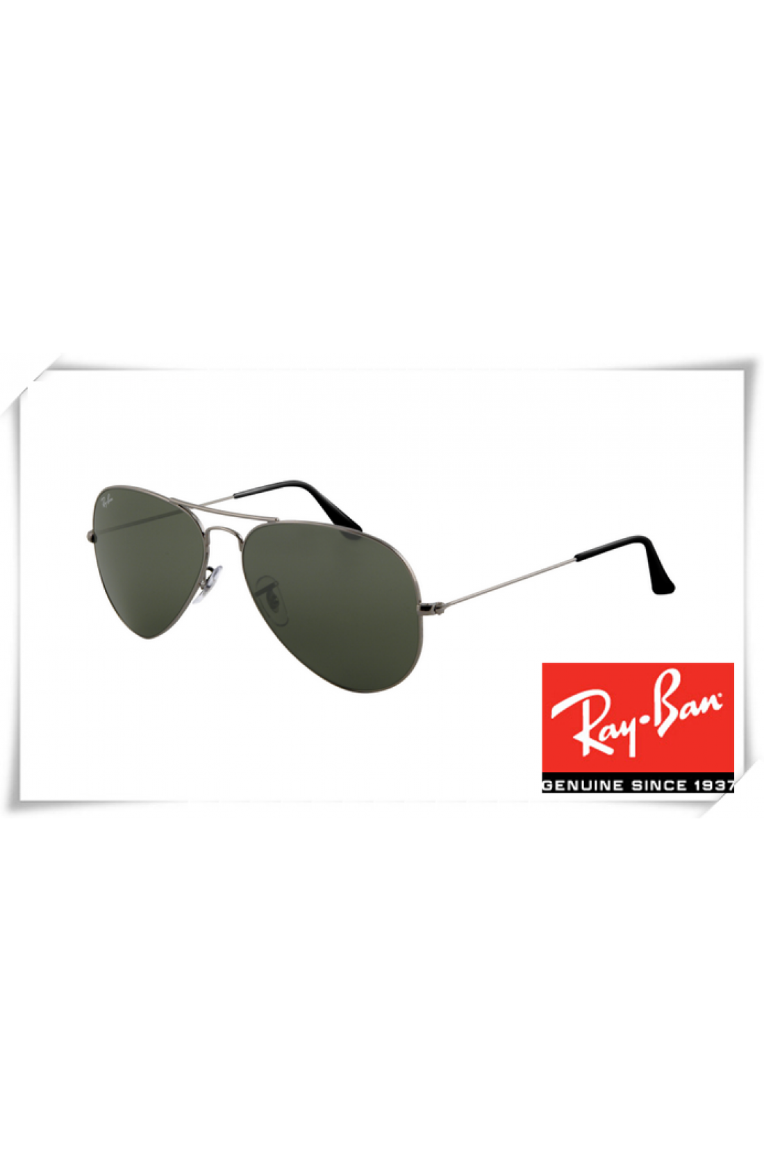 ray ban aviator green aviator sunglasses