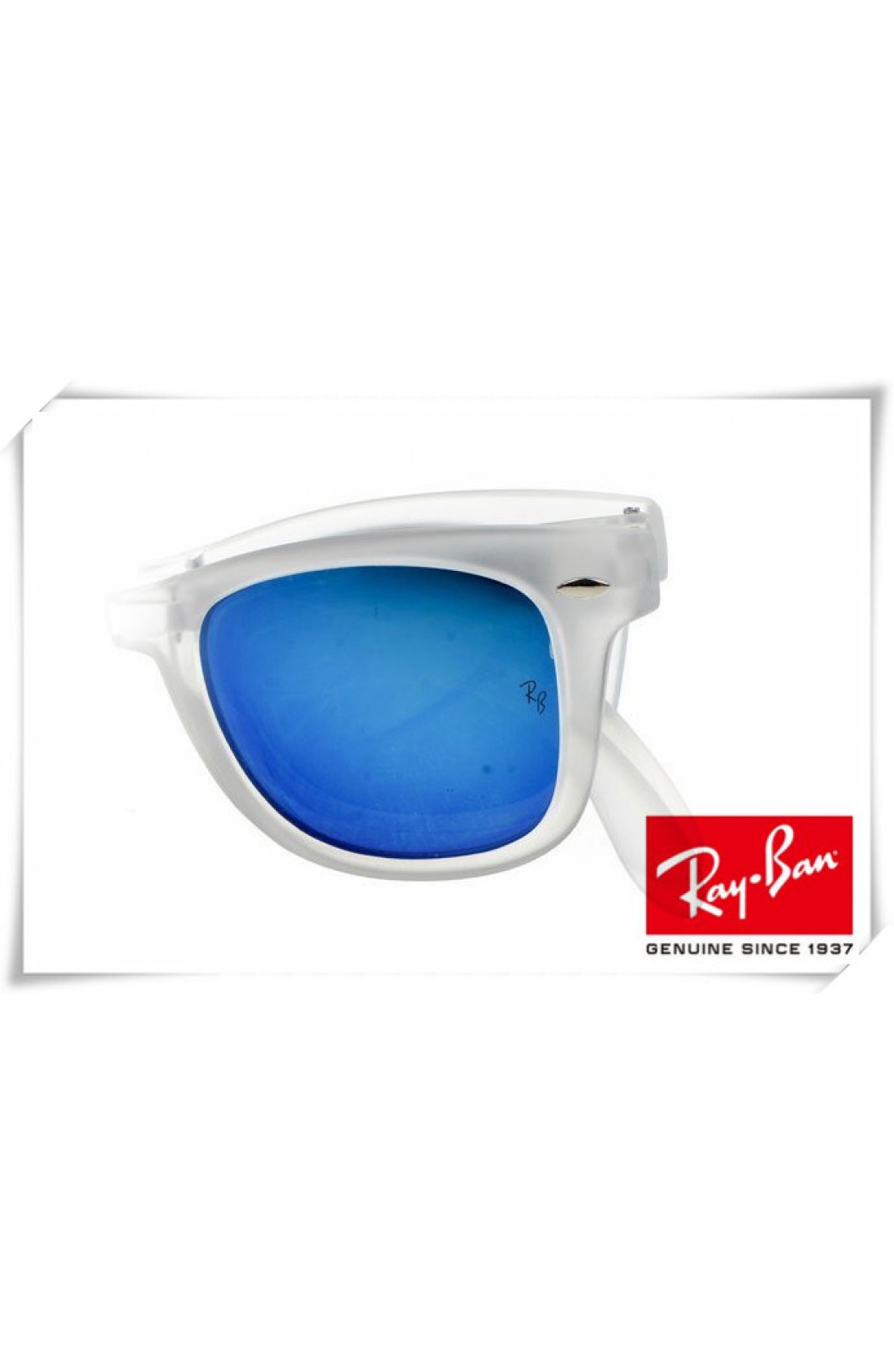 wayfarer sunglasses blue lens