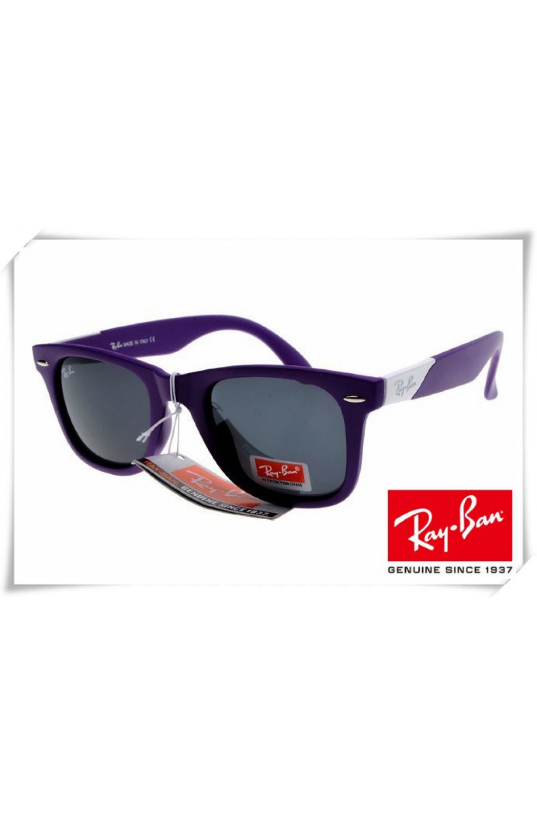ray ban wayfarer purple frame