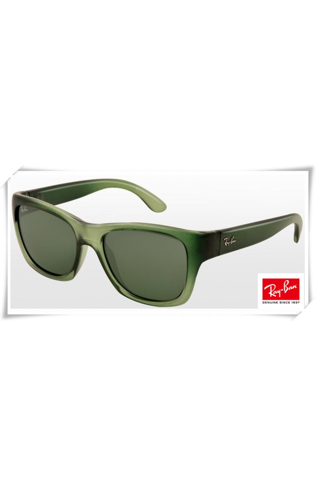 ray ban green frame sunglasses
