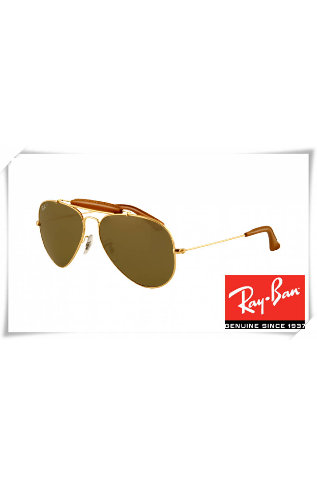 ray ban sunglasses golden frame